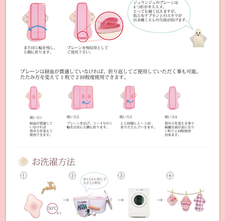 布ナプキン 染め完璧セット ご使用方法02