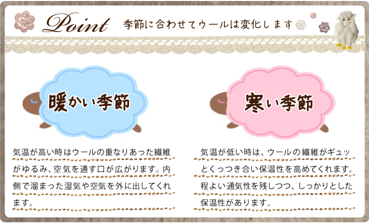 ウールおむつの特徴